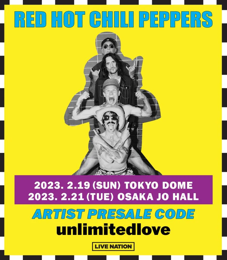 Concierto Red Hot Chili Peppers 19/02/2023 Tokyo Tokyo Dome Japón