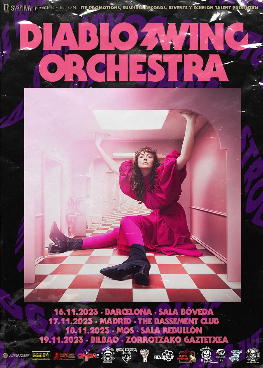 Diablo Swing Orquestra Spain Tour 2023 17/11/2023 Madrid The