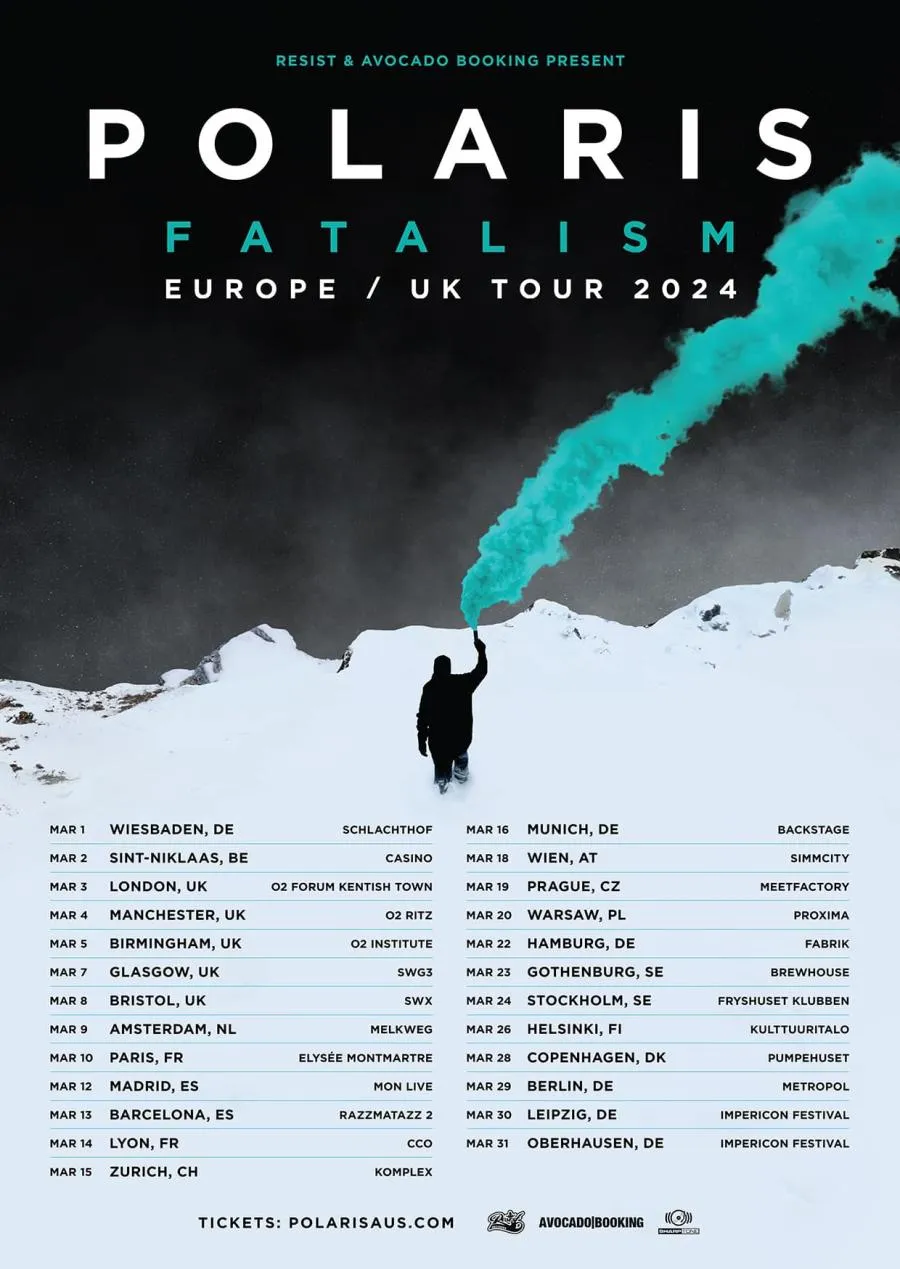 Concierto Polaris 13/03/2024 Barcelona Razzmatazz España