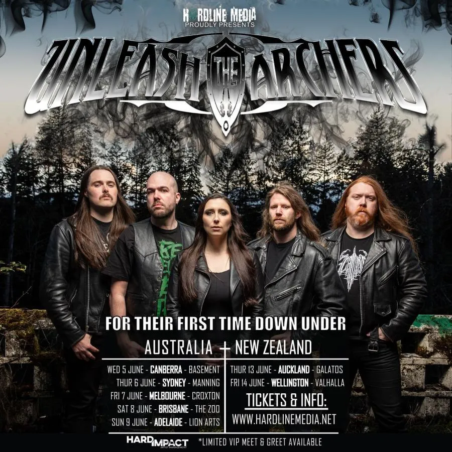Concierto Unleash The Archers 08/06/2024 Brisbane The Zoo Australia