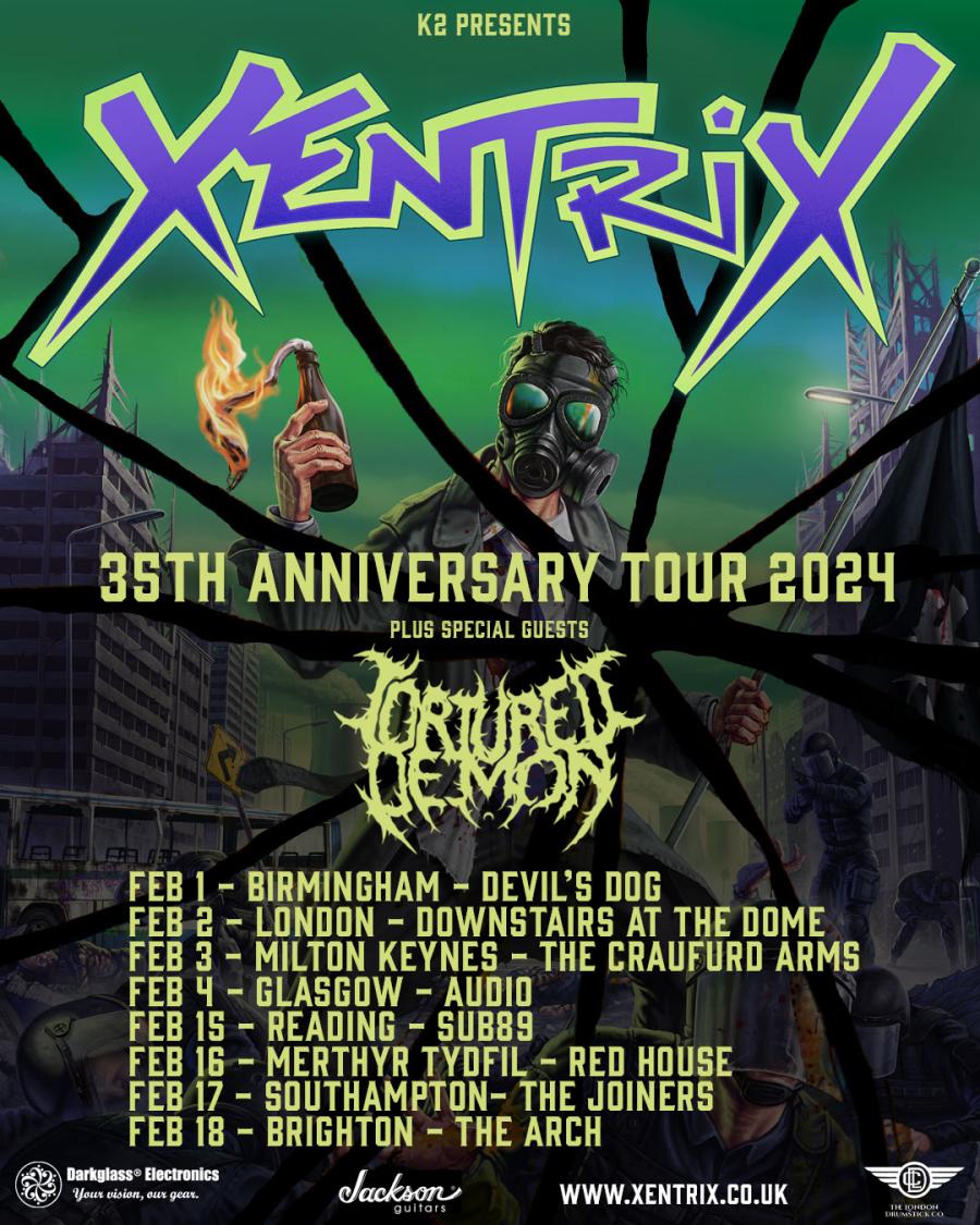 Concierto Xentrix 04/02/2024 Glasgow Audio Reino Unido