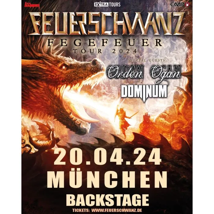 Concierto Feuerschwanz - 20/04/2024 - München - Backstage - Alemania