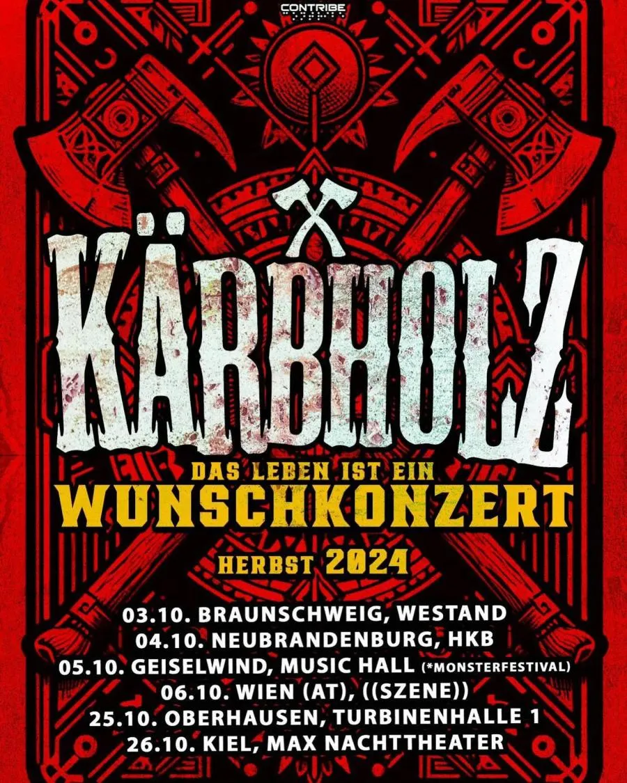  Concierto Kärbholz - 25/10/2024 - Oberhausen - Turbinenhalle - Alemania Motiv 