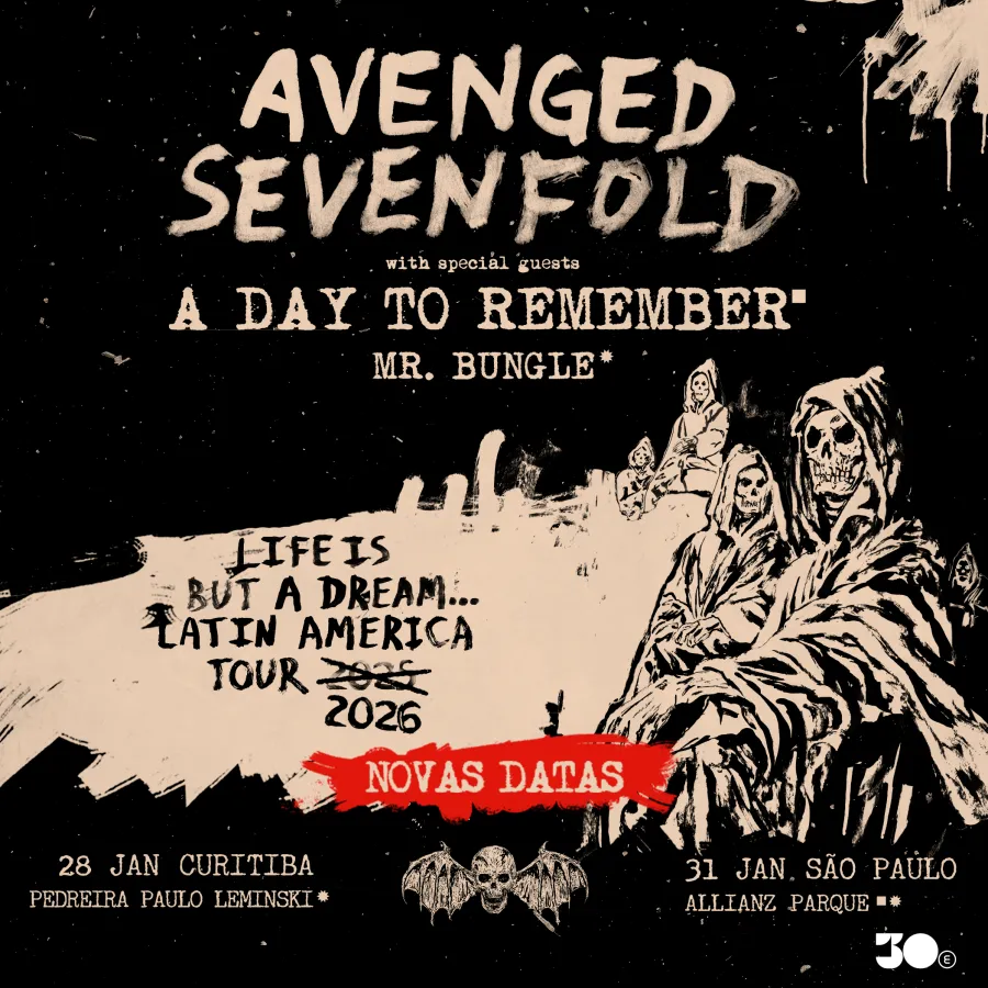 Avenged Sevenfold AX7 ライブ Live DVD メタリカ Concierto Avenged Sevenfold - 31/01/2026 - São Paulo - Allianz